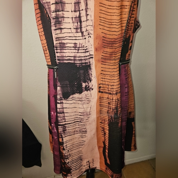 Bar III Womans Sleeveless Multi Colored Dress Size XXL - Picture 2 of 12